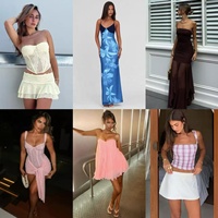 Robes et hauts en gros, robes décontractées, Pacas de Ropa, vêtements en balles, vêtements maxi pour femmes