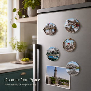 Imán de Refrigerador 3D de Poliresina al por Mayor, Personalizado con la Catedral de Milán, <span class=keywords><strong>Italia</strong></span>, Hecho a Mano, Ecológico, Duradero, Recuerdo Magnético - Product Image 4