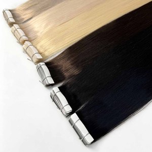เทปต่อผม PU แบบพรีเมียม มองไม่เห็นรอยต่อ ผมแท้ 100% แบบ Double Drawn Remy  ดูเป็นธรรมชาติ  ขายส่งจากโรงงาน - Product Image 1