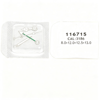 Aiguilles de mouvement de montre de haute qualité 116700, compatibles avec le mouvement RL-X G-M-T 3186, avec quatre aiguilles lumineuses 8*12*12.5*13MM