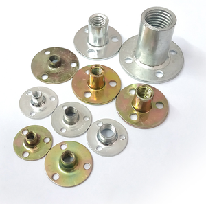 फर्नीचर उद्योग M6 M8 M10 पीले जस्ता कार्बन स्टील के दौर अखरोट टी अखरोट के साथ तीन छेद - Product Image 4