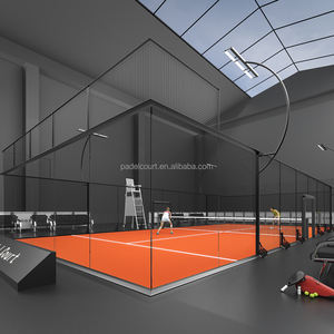 Pista <span class=keywords><strong>de</strong></span> Pádel, Equipamiento Deportivo para Tenis, Pista Panorámica <span class=keywords><strong>de</strong></span> Pádel para Interiores y Exteriores - Product Image 6