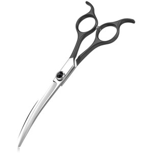 Tijeras Profesionales de 6.5 Pulgadas para Peluquería Canina, Hoja Curva de Acero 440C, Herramientas de Belleza para Cortar el Pelo de Perros - Product Image 1