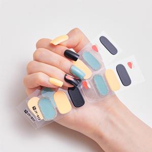 Adesivi per Unghie in <span class=keywords><strong>Gel</strong></span> Semi-Polimerizzato Personalizzati, Strisce di <span class=keywords><strong>Gel</strong></span> per Unghie Monocolore con Etichetta Privata e Confezione Personalizzata, Produttore OEM - Product Image 6