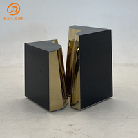 Ensemble de tables basses ou d'appoint rondes contemporaines pour salon, tables basses de luxe en acier inoxydable doré pour la maison