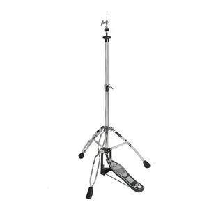 G510 Support <span class=keywords><strong>de</strong></span> <span class=keywords><strong>cymbale</strong></span> professionnel en aluminium à hauteur réglable avec pédale <span class=keywords><strong>de</strong></span> tambour - Product Image 1