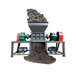 industrial paper shredder Scrap metal auto parts Plastic rubber shredder for large waste