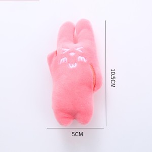 Jouet interactif sonore amusant en peluche de coton à l'herbe à chat pour chats, en forme d'animal, vente en gros - Product Image 5