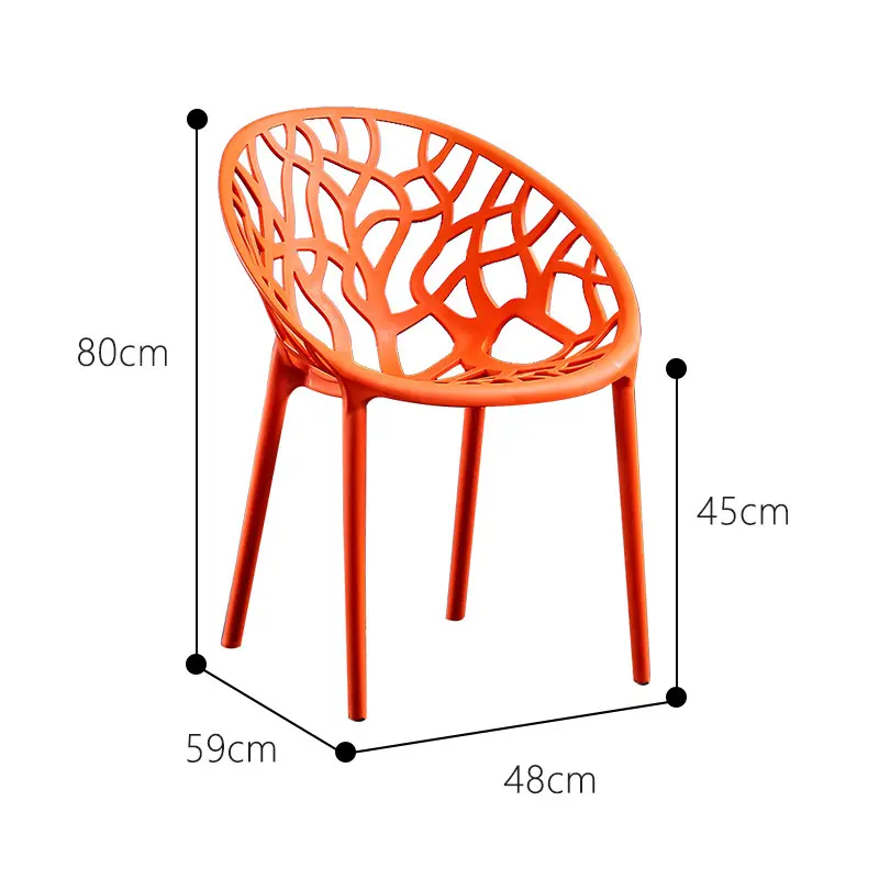 Creative פנאי פלסטיק כיסא כורסא מעובה אוכל כיסא נורדי אוכל שולחן כיסא מודרני <span class=keywords><strong>ריהוט</strong></span>