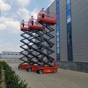 8M Automatisch Bewegende Elektrische Schaarlift <span class=keywords><strong>Platform</strong></span> Zelfrijdende Mobiele Schaarlift - Product Image 4