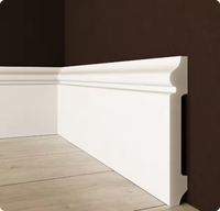 Plinthe décorative en polystyrène PS écologique et imperméable pour la décoration intérieure de la maison