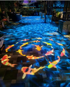 Projecteur LED interactif à projection, éclairage publicitaire IP65 pour les centres de villégiature, les festivals en plein air et les marchés - Product Image 1