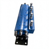 Diviseur de débit hydraulique de sécurité en fonte 2/3/4/6 sorties pour moteur synchrone, répartiteur d'huile haute pression