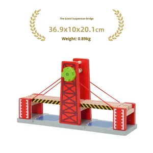 <span class=keywords><strong>Tren</strong></span> de Madera <span class=keywords><strong>Thomas</strong></span> Escala 1:5 con Accesorios de Vía a Granel, Puente y Escena, Juguetes Educativos - Product Image 6