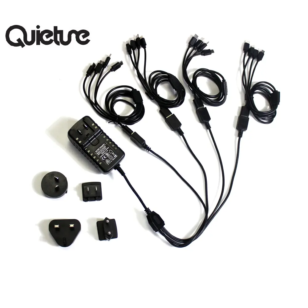 Factory Supply Party Music Led Wireless HiFi Stereo Dj 3 Channel Silent Disco Headphones 16 Ports Charger