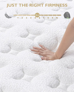 <span class=keywords><strong>Matelas</strong></span> orthopédique King, Queen, Full Size en boîte, roulé, hybride, pour lit simple, double, en mousse à mémoire de forme - Product Image 6
