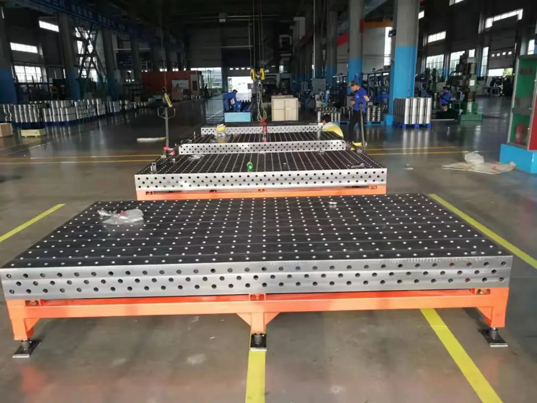 China Top Quality 2D welding table plate 3d metal welding table with jigs   welding fixtures