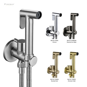 PINEBAY 2025 New Arrival Bathroom SUS304 <strong>Handheld</strong> Douche <strong>Spray</strong> Shower Set WC Custom <strong>Color</strong> Shattaf Woman <strong>Bidet</strong> Sprayer with Hose - Product Image 1