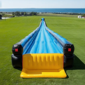 Toboggan aquatique gonflable géant pour usage commercial, toboggan aquatique extérieur pour aire de jeux, toboggan aquatique à vendre - Product Image 6