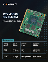 Carte graphique Peladn MXM GPU Geforce RTX 4050M 6 Go 96 bits, carte graphique de jeu RTX 4060M 4070M 8 Go GDDR6 128 bits MXM