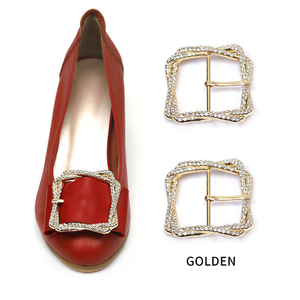 Runner Teen Girl Regalo Decorativo Metallo Zapato Hebilla di Strass Alfabetos Cordones Encantos para personalizar - Product Image 4