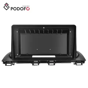 Podofo painel de navegação de gps, armação de rádio de carro para mazda 3 angkesaila, 2014-2019, tela de 9 polegadas, fascias estéreo de carro