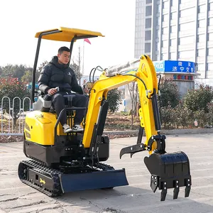 Gratis Verzending Mini Backhoe Graafmachine 1.8ton Epa Euro 5 Kubota Motor Crawler Digger Boerderij Chinese Mini Graafmachine Machine