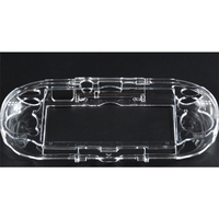 Étui en cristal pour console PS Vita 1000 Coque transparente pour PSV1000 Contrôle Coque rigide transparente en plastique pour PSV1000