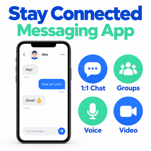 การพัฒนาแอปแชท<span class=keywords><strong>แบบ</strong></span>เรียลไทม์ที่เชื่อถือได้สำหรับ IOS และ Android พร้อมฟังก์ชันแชทตัวต่อตัว แชทกลุ่ม โทรด้วยเสียง วิดีโอคอล  โดย LionCreate - Product Image 2