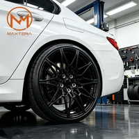 Jantes en alliage Maxtera forgées sur mesure, finition noir brillant, style 826M, pour voitures particulières BMW M2 M3 M4 M340i M440i Série 3 4 5 X3M X4M