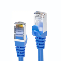 Cable Ethernet CAT7 de tamaño personalizado, cable de conexión de puente RJ45, Cables de comunicación conductores de cobre puro de 1m/2m/10M/15M