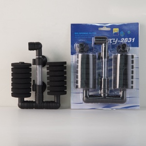 S Kích Thước Kép Bọt Biển Phong Cách Aquarium Fish Tank Điều Khiển Không Khí Sinh Học Miếng Bọt Biển Lọc - Product Image 4