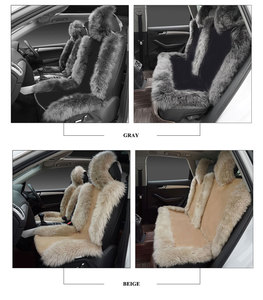 Vente d'usine ensemble complet de housses de sièges de <span class=keywords><strong>voiture</strong></span> universelles en laine étui de <span class=keywords><strong>voiture</strong></span> en fourrure de laine de luxe - Product Image 6