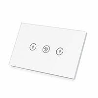 Interruptor Táctil Inteligente WiFi y Bluetooth para Tuya, con Certificación SAA, Compatible con Google Home y Alexa, Panel de Control de Luz por Voz
