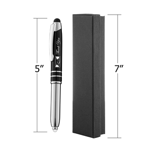 Bolígrafo Metálico con Luz LED Más Vendido, Promocional, con Punta Táctil, Bolígrafo 3 en 1 con Caja <span class=keywords><strong>de</strong></span> Empaque - Product Image 2