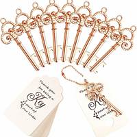 Grand ensemble de clés squelette en bronze antique, ouvre-bouteille, breloque pendentif pour décoration de mariage, cadeau, bricolage, style rustique vintage