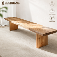 Chaise, tabouret et banc en bois massif de style nordique moderne et simple, meubles de salon et de loisirs pour la maison