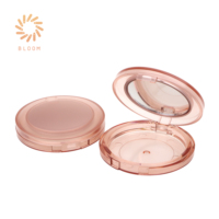 Bloompack mode personnalisé visage vide cosmétique surligneur Mini poudre gâteau fard à joues emballage de poudre compacte