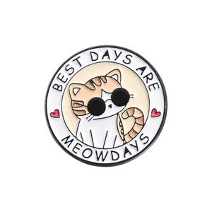 可爱卡通动物宠物小猫情人礼物可爱喵猫别针 - Product Image 2