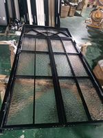 Ventanas Francesas de Aluminio con Rejillas Insonorizadas de Fábrica con Certificación CE ISO9001, con Barras de Vidrio Opcionales