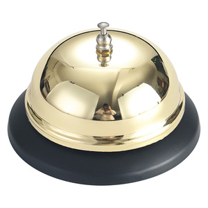 Stainless Steel Food Service Bell With Non Slip Base For Restaurant Bar Use - Product Image 2