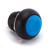 Interruptor de Botón Pequeño, Impermeable, de Reinicio Automático, Redondo, Sin Bloqueo, Pbs-33b, Negro, Blanco, Amarillo, Naranja, Azul, Verde, Rojo, 12 mm