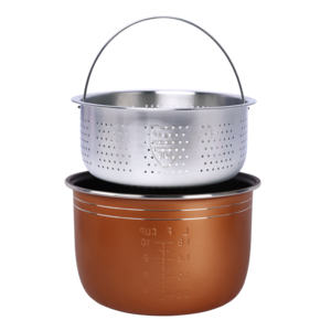 Olla <span class=keywords><strong>Arrocera</strong></span> Inteligente Portátil Multifuncional de 5L, 7 en 1, Electrodoméstico para el Hogar, 110V-220V, Taza Medidora de Plástico, Apta para Autocaravanas - Product Image 6