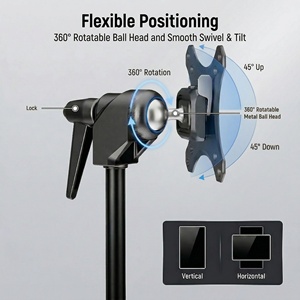 Adattatore per Montaggio Monitor FOCUS 360 °   Attacco Rapido Arca Rotante, Ricevitore da 5/8'' per Monitor da Campo, C-Stand e Schermo <span class=keywords><strong>TV</strong></span> - Product Image 2