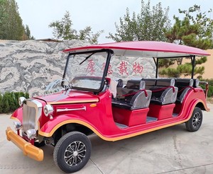 Voiturette de golf électrique vintage 8-11 places, mini-voiture de luxe à prix abordable pour visites touristiques, hôtels et mariages - Product Image 3
