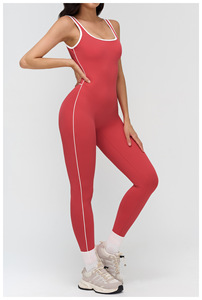 Nuevo Mono Deportivo Elegante y Transpirable de Una Pieza con Espalda Descubierta y Efecto Levanta Glúteos, Plisado, para Danza, Yoga y Deportes - Product Image 4