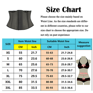<span class=keywords><strong>Corset</strong></span> en latex à armatures en acier, ceinture amincissante pour le <span class=keywords><strong>ventre</strong></span>, gaine de maintien sous le buste, gaine de mise en forme pour l'entraînement, ceinture de maintien de la taille, shaper - Product Image 6