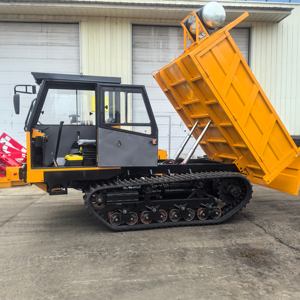 डीजल ट्रैक ट्रक टिपर, कृषि ट्रैक परिवहन वाहन, मिनी रबर ने मिट्टी के लिए टिपर ट्रैक किया। - Product Image 4