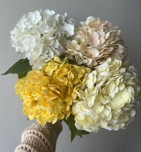 YH030 Fleurs d'hortensia en latex de haute qualité, aspect réaliste, fleurs d'hortensia artificielles pour les centres de table de mariage, décoration de la maison - Product Image 6