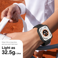 Montre connectée AOC T7, écran TFT, BT5.3, appels Bluetooth, charge magnétique, moniteur de fréquence cardiaque, moniteur de sommeil, multisports, fitness